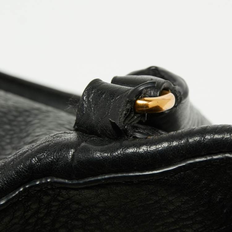 مملوكة مسبقًا Marc by Marc Jacobs Black Leather New Q Fran Shoulder Bag