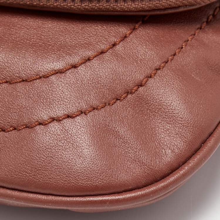 Pre Owned Marc by Marc Jacobs Old Rose Leather Petal to the Metal Crossbody Bag
