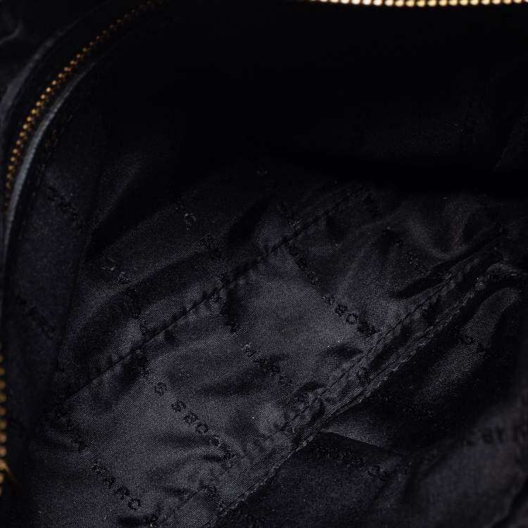 Pre Owned Marc by Marc Jacobs Black Preppy Leather Camera Bag