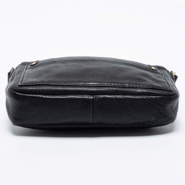 Pre Owned Marc by Marc Jacobs Black Preppy Leather Camera Bag