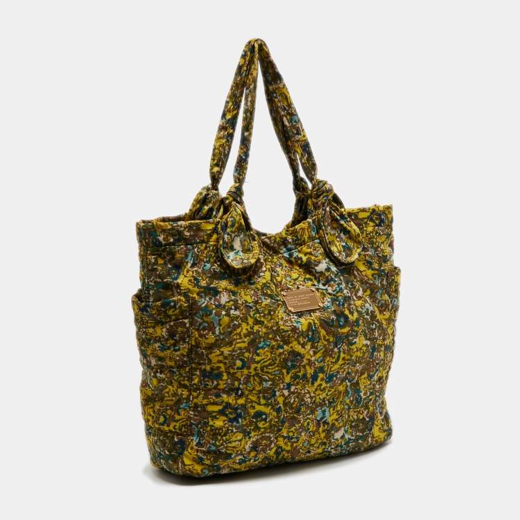 Pre Owned Marc by Marc Jacobs Multicolor Printed Nylon Large Pretty Tate Tote 