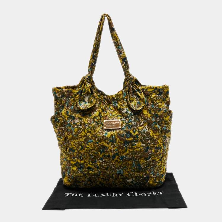 Pre Owned Marc by Marc Jacobs Multicolor Printed Nylon Large Pretty Tate Tote 