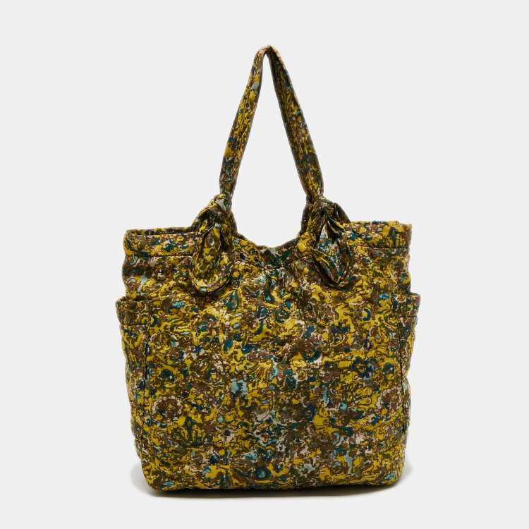 Pre Owned Marc by Marc Jacobs Multicolor Printed Nylon Large Pretty Tate Tote 