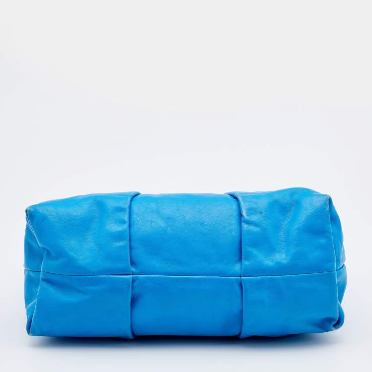 Pre Owned Marc by Marc Jacobs Blue Leather Marchive Tote