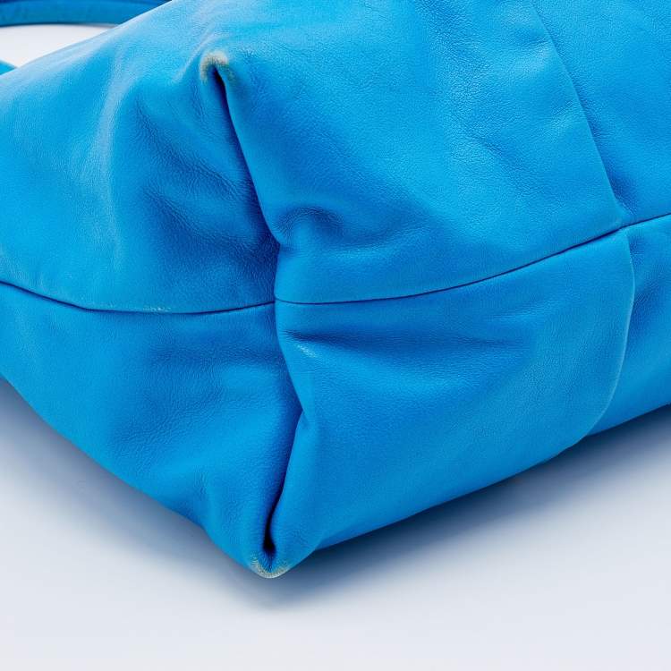 Pre Owned Marc by Marc Jacobs Blue Leather Marchive Tote