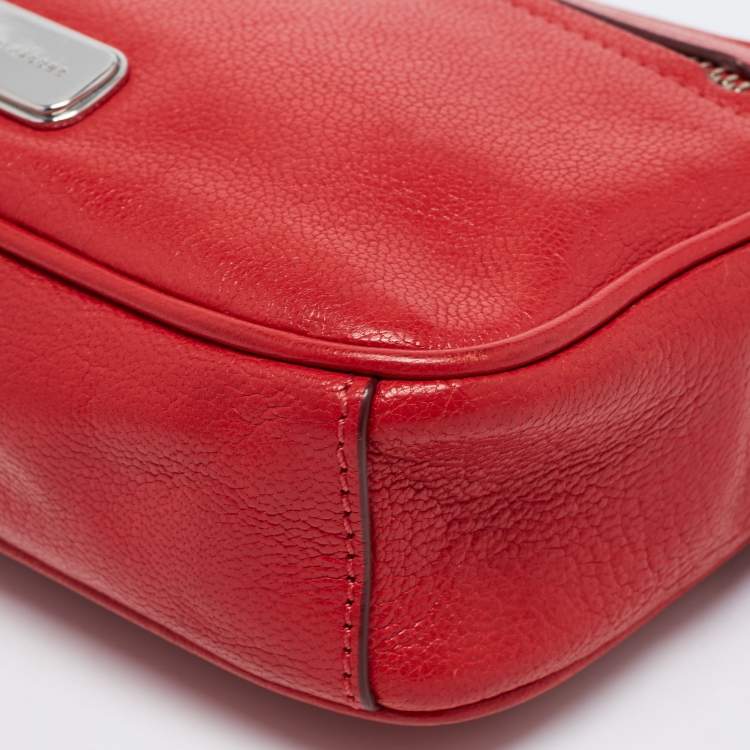 Pre Owned Marc by Marc Jacobs Red Leather Sally Camera Bag