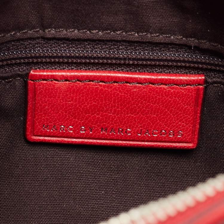 Pre Owned Marc by Marc Jacobs Red Leather Sally Camera Bag