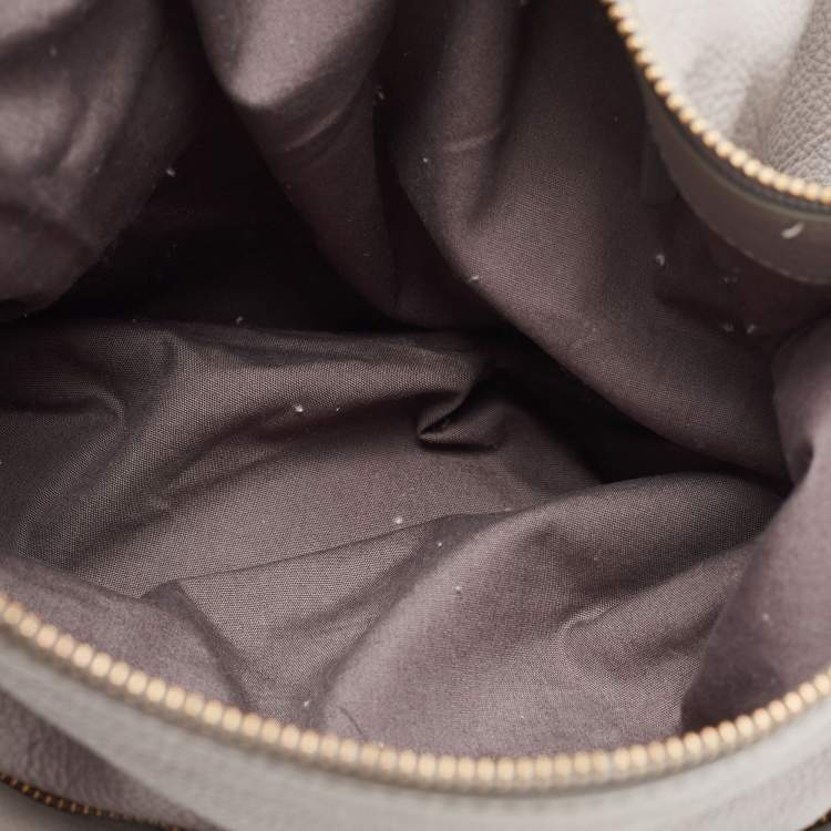 Pre Owned Marc by Marc Jacobs Grey Suede and Leather Shoulder Bag