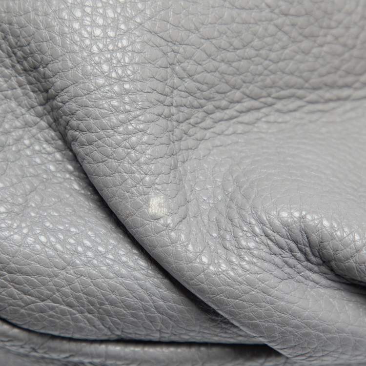 Pre Owned Marc by Marc Jacobs Grey Leather Classic Q Lil Ukita Top Handle Bag