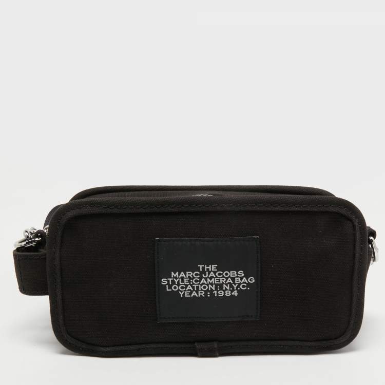 Pre Owned Marc by Marc Jacobs Black Canvas The Camera Bag Crossbody Bag