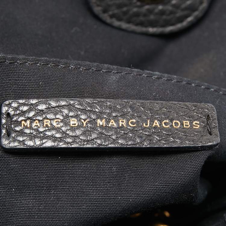 Pre Owned Marc by Marc Jacobs Black Leather New Q Fran Shoulder Bag