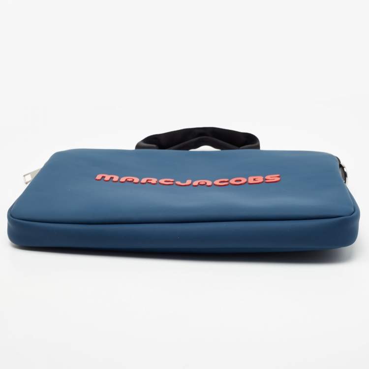 Pre Owned Marc by Marc Jacobs Blue PVC Laptop Bag