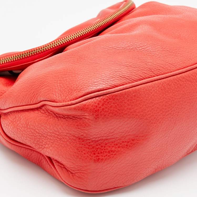 Pre Owned Marc by Marc Jacobs Orange Leather Classic Q Natasha Crossbody Bag