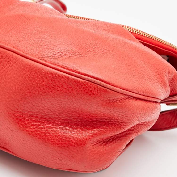 Pre Owned Marc by Marc Jacobs Orange Leather Classic Q Natasha Crossbody Bag