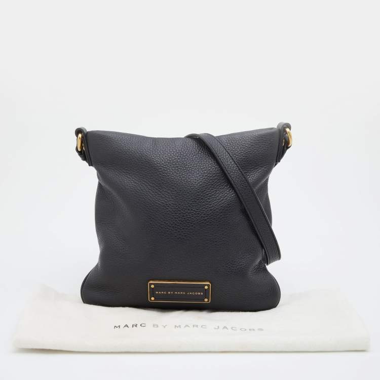Pre Owned Marc by Marc Jacobs Black Leather Too Hot To Handle Sia Crossbody Bag