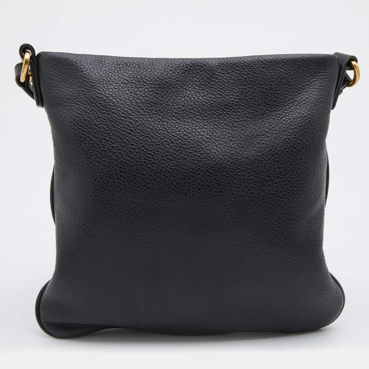 Pre Owned Marc by Marc Jacobs Black Leather Too Hot To Handle Sia Crossbody Bag