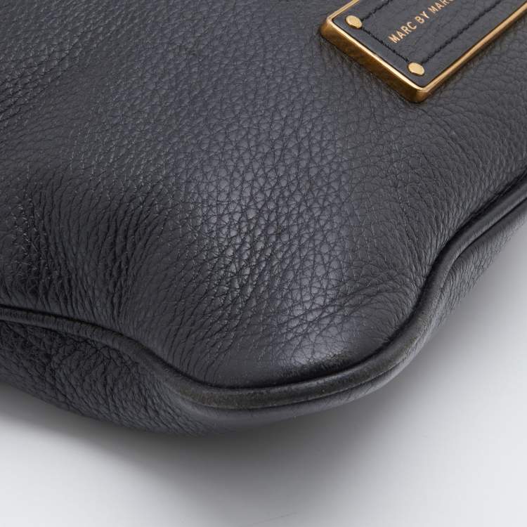 Pre Owned Marc by Marc Jacobs Black Leather Too Hot To Handle Sia Crossbody Bag