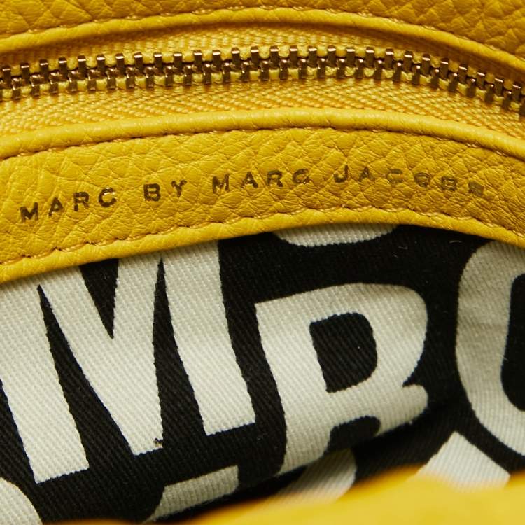 Pre Owned Marc by Marc Jacobs Yellow Leather Classic Q Lil Ukita Shoulder Bag