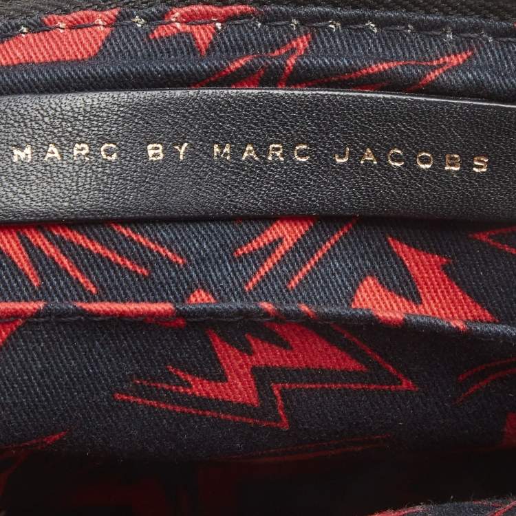Pre Owned Marc by Marc Jacobs Black Coated Fabric Totally Turnlock Percy Crossbody Bag