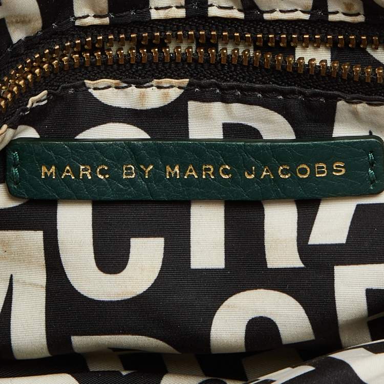 Pre Owned Marc By Marc Jacobs Green Leather Classic Q Natasha Crossbody Bag