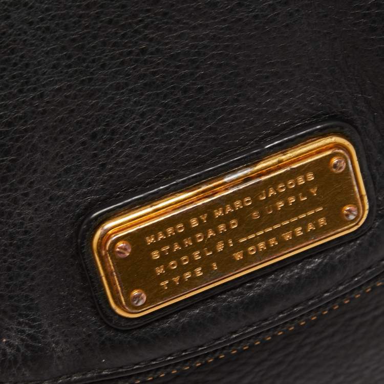 Pre Owned Marc by Marc Jacobs Black Leather Classic Q Natasha Crossbody Bag