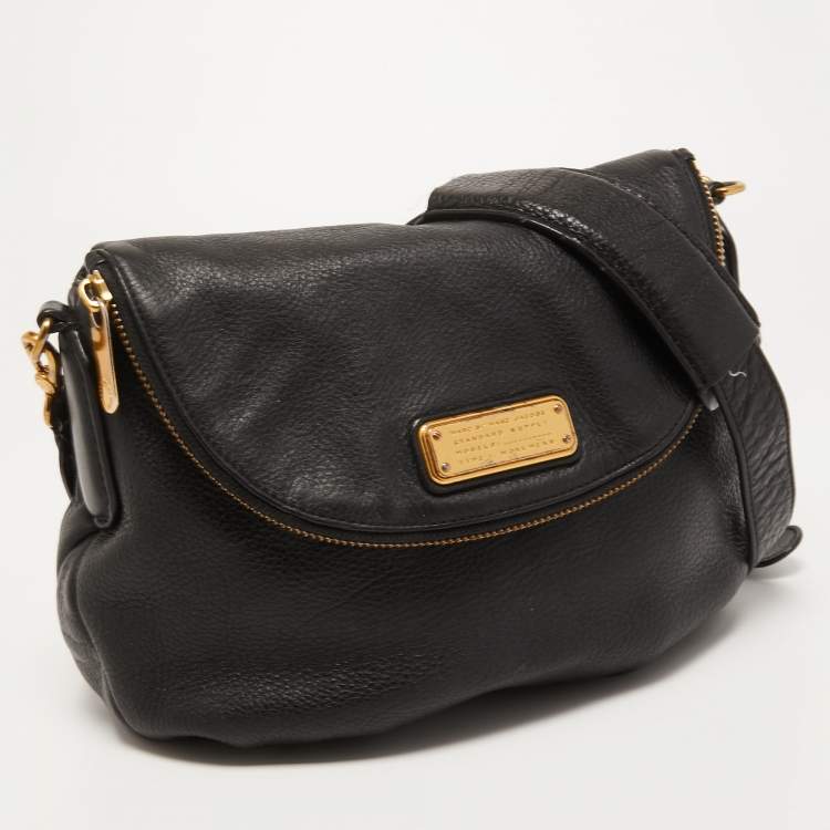 Pre Owned Marc by Marc Jacobs Black Leather Classic Q Natasha Crossbody Bag