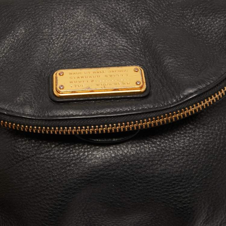 Pre Owned Marc by Marc Jacobs Black Leather Classic Q Natasha Crossbody Bag
