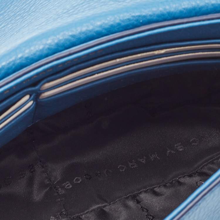 Pre Owned Marc by Marc Jacobs Blue Leather Too Hot to Handle Sofia Crossbody Bag