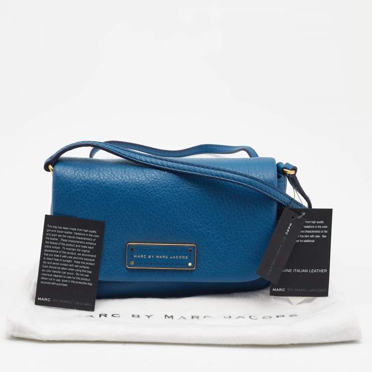 Pre Owned Marc by Marc Jacobs Blue Leather Too Hot to Handle Sofia Crossbody Bag