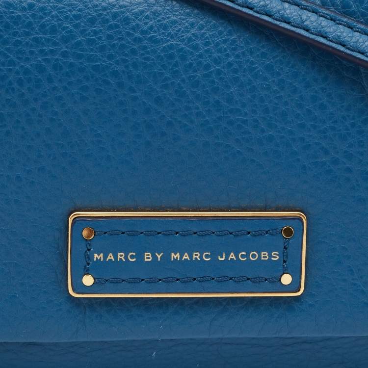 Pre Owned Marc by Marc Jacobs Blue Leather Too Hot to Handle Sofia Crossbody Bag