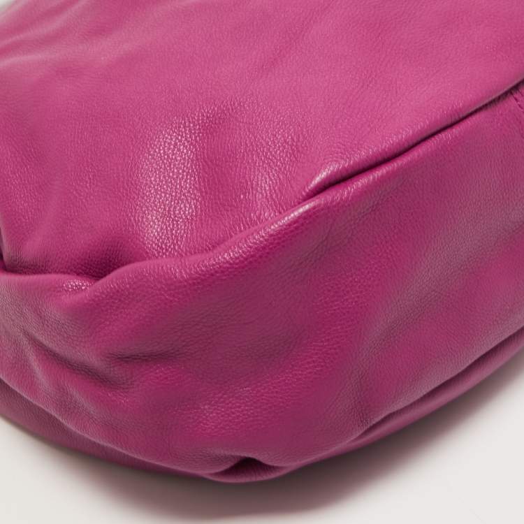 Pre Owned Marc by Marc Jacobs Pink Leather Hobo