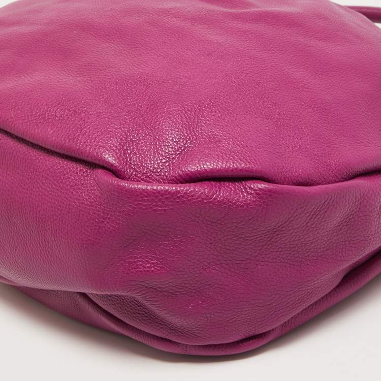 Pre Owned Marc by Marc Jacobs Pink Leather Hobo