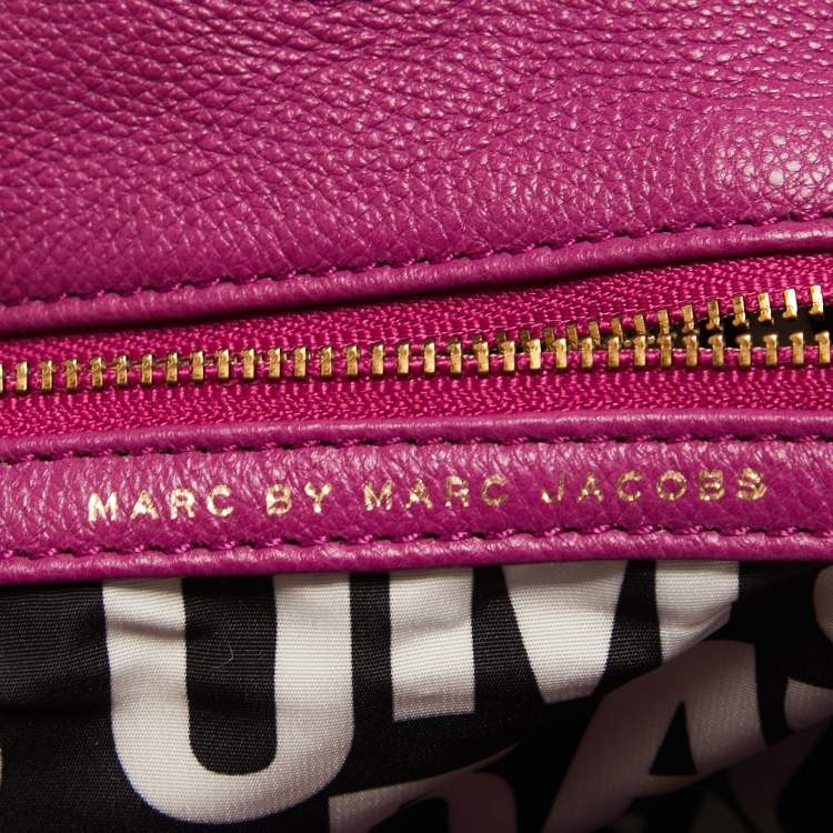 Pre Owned Marc by Marc Jacobs Pink Leather Hobo