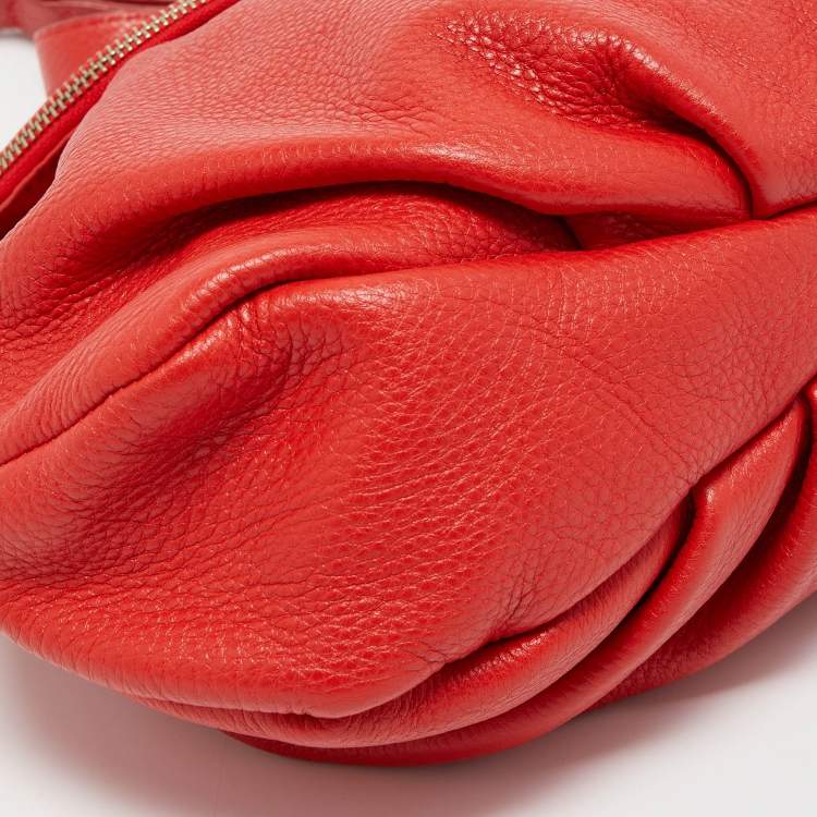 Pre Owned Marc by Marc Jacobs Red Leather Classic Q Natasha Crossbody Bag