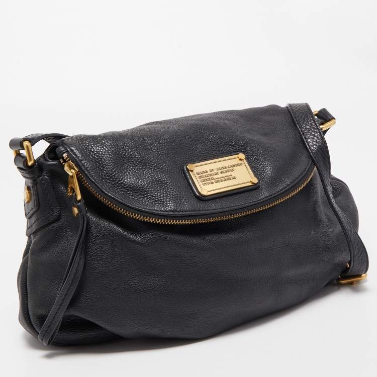 Pre Owned Marc by Marc Jacobs Black Leather Classic Q Natasha Crossbody Bag