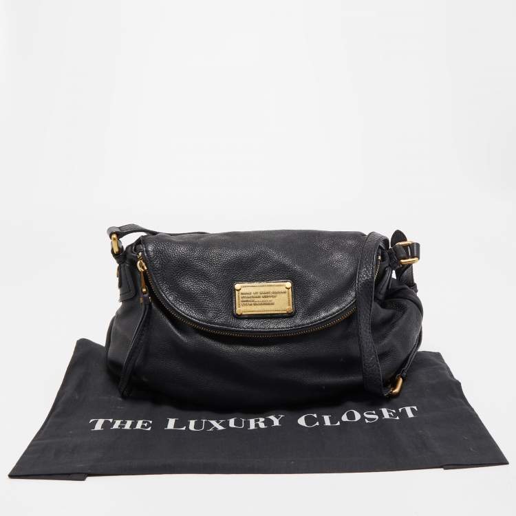 Pre Owned Marc by Marc Jacobs Black Leather Classic Q Natasha Crossbody Bag