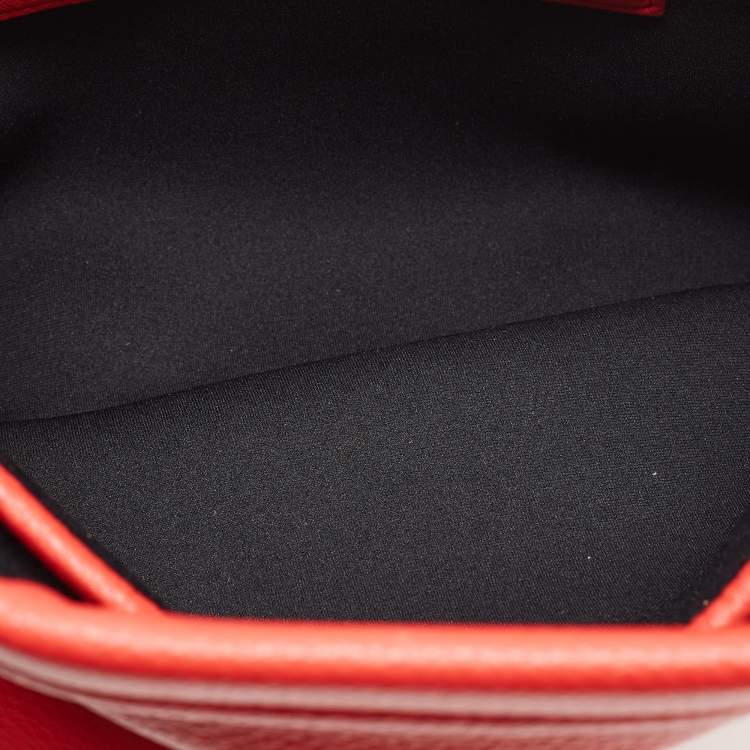 Pre Owned Marc by Marc Jacobs Red Leather Can't Clutch