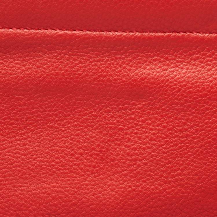 Pre Owned Marc by Marc Jacobs Red Leather Can't Clutch