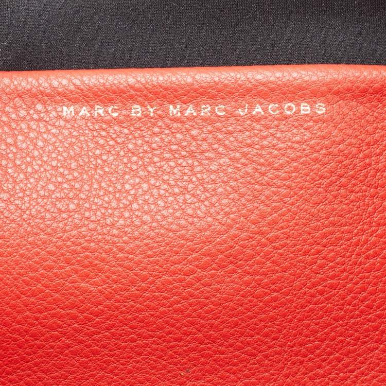 Pre Owned Marc by Marc Jacobs Red Leather Can't Clutch