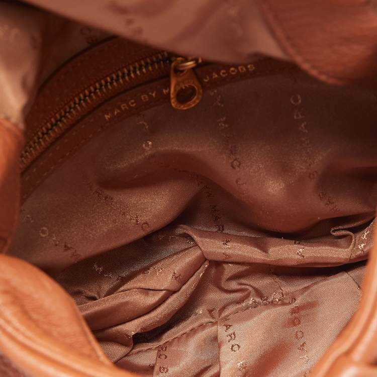 Pre Owned Marc By Marc Jacobs Brown Leather Classic Q Natasha Crossbody Bag