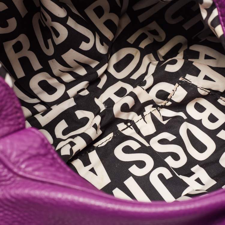 Pre Owned Marc by Marc Jacobs Purple Leather Classic Q Natasha Crossbody Bag