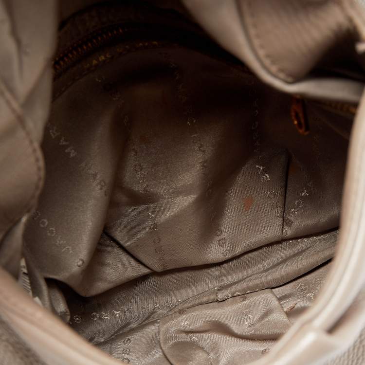 Pre Owned Marc by Marc Jacobs Taupe Leather Classic Q Natasha Crossbody Bag