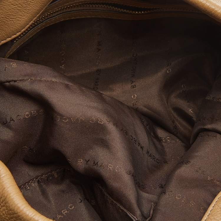 Pre Owned Marc by Marc Jacobs Brown Leather Too Hot to Handle Tote Bag