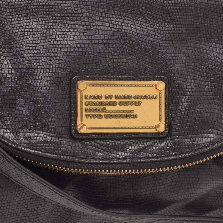 Pre Owned Marc by Marc Jacobs Black Leather Classic Q Natasha Crossbody Bag