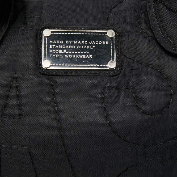 Pre Owned Marc by Marc Jacobs Black Nylon Pretty Boston Bag