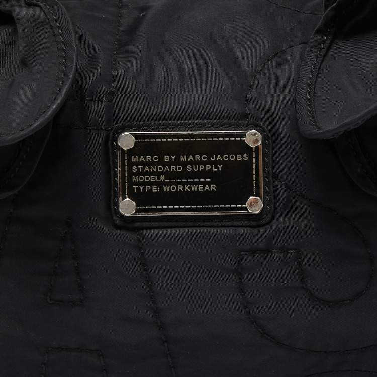 Pre Owned Marc by Marc Jacobs Black Nylon Pretty Boston Bag