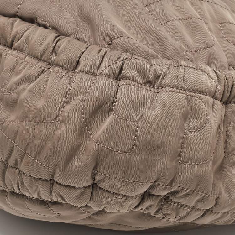 Pre Owned Marc by Marc Jacobs Beige Nylon Classic Q Hillier Hobo