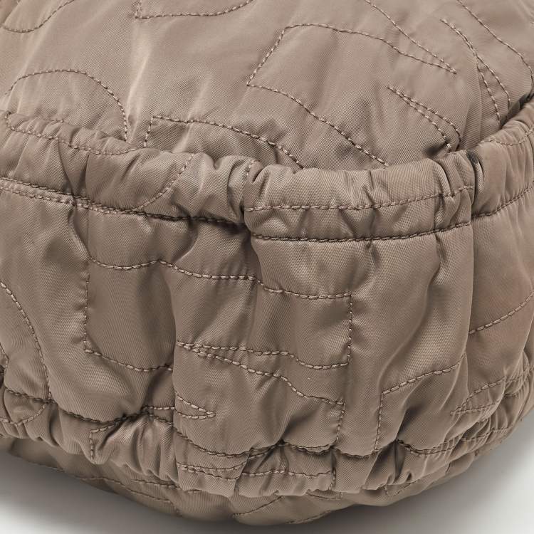 Pre Owned Marc by Marc Jacobs Beige Nylon Classic Q Hillier Hobo