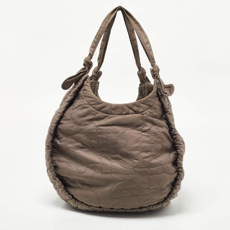 Pre Owned Marc by Marc Jacobs Beige Nylon Classic Q Hillier Hobo