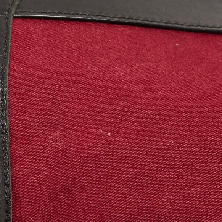 Pre Owned Marc By Marc Jacobs Black Leather Luna Messenger Bag